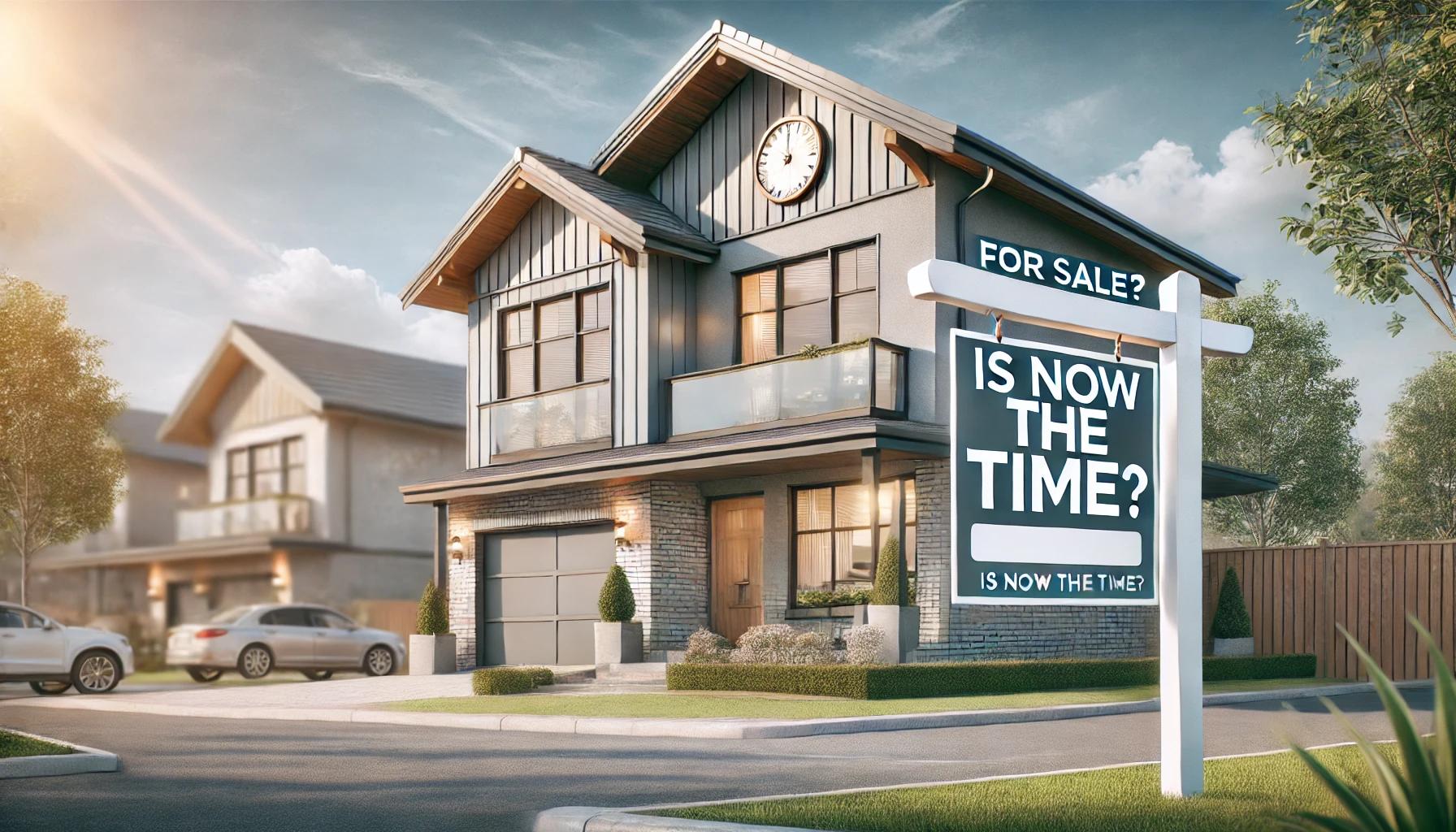 Is Now the Time to Sell Your House? | Real Estate Market Insights header image.