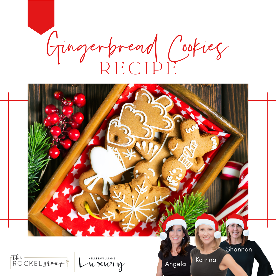 Gingerbread Cookies Recipe header image.