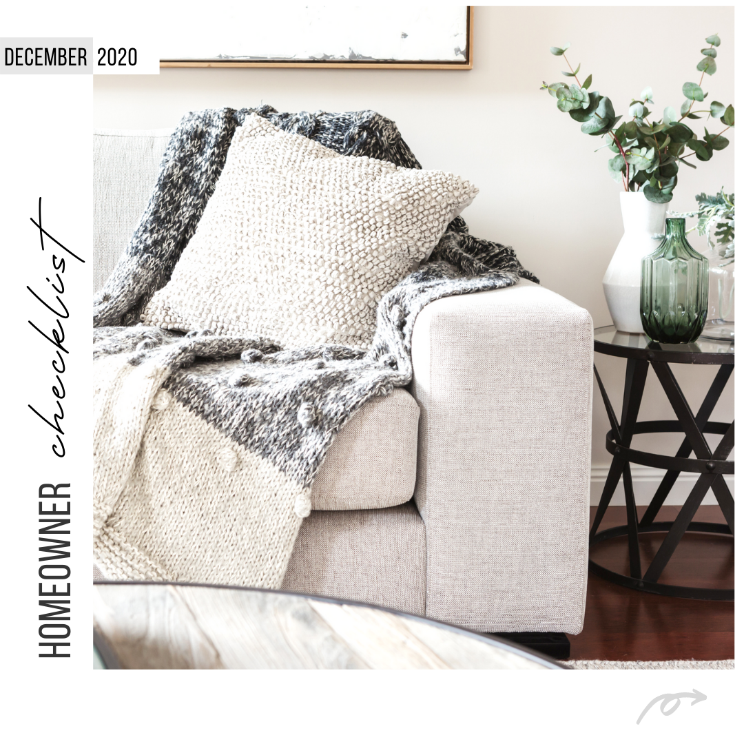 December 2020 Homeowner Checklist header image.