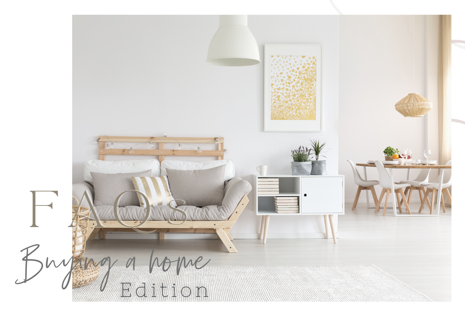 FAQ's in Buying a Home header image.