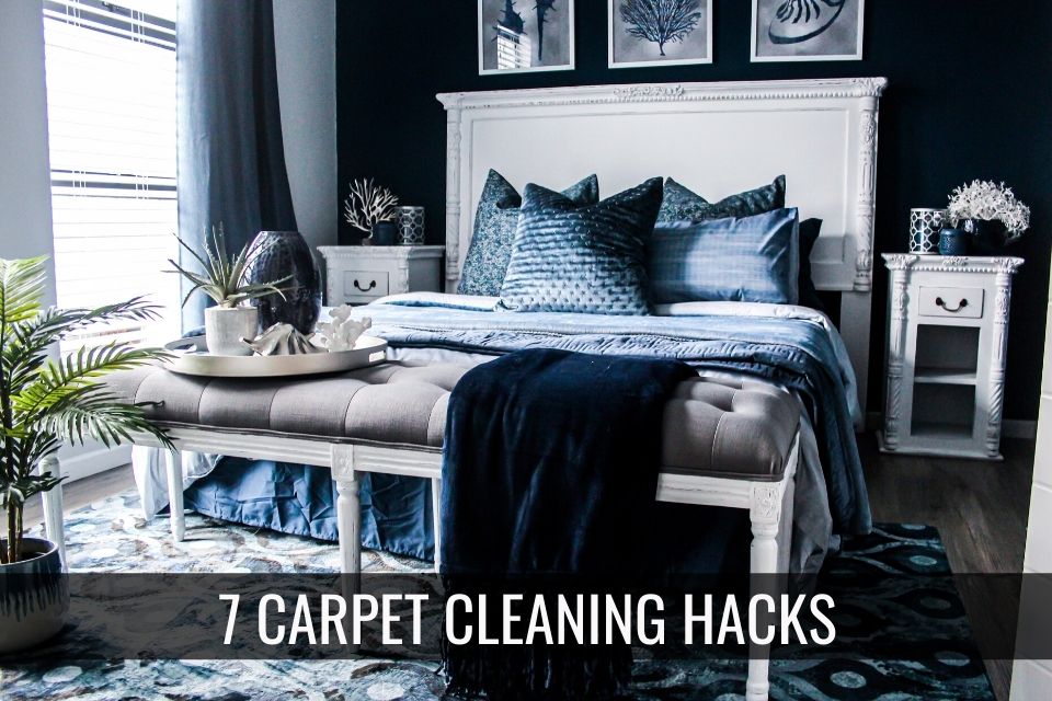7 Carpet Cleaning Hacks you should try! header image.
