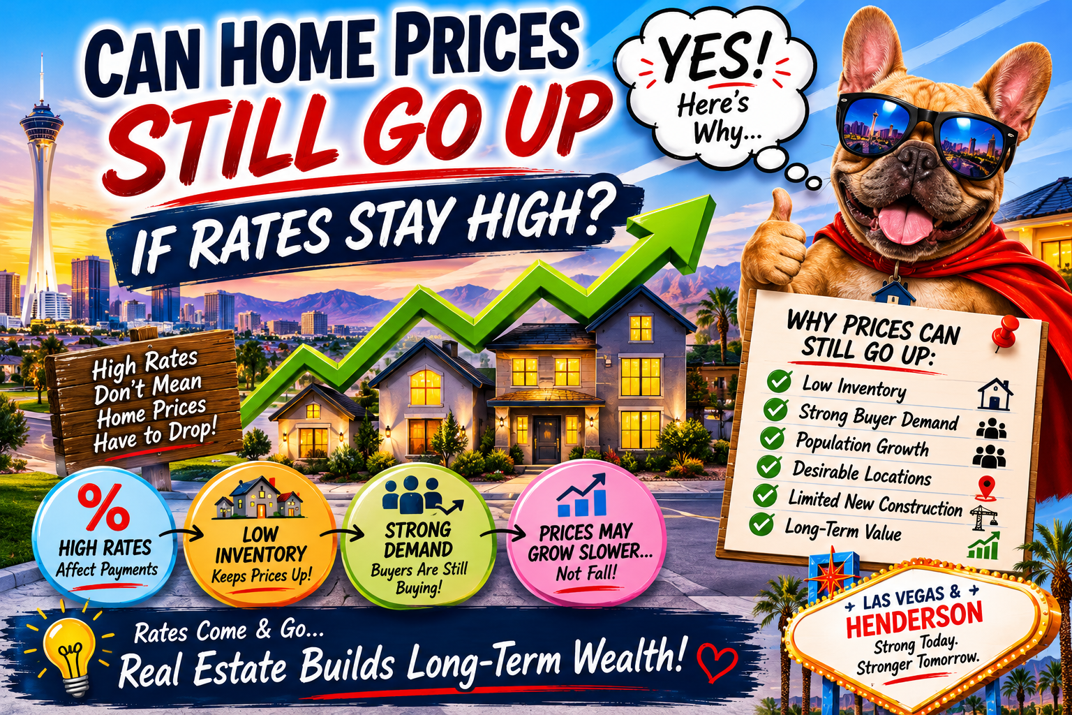Can Home Prices Still Go Up If Rates Stay High? header image.