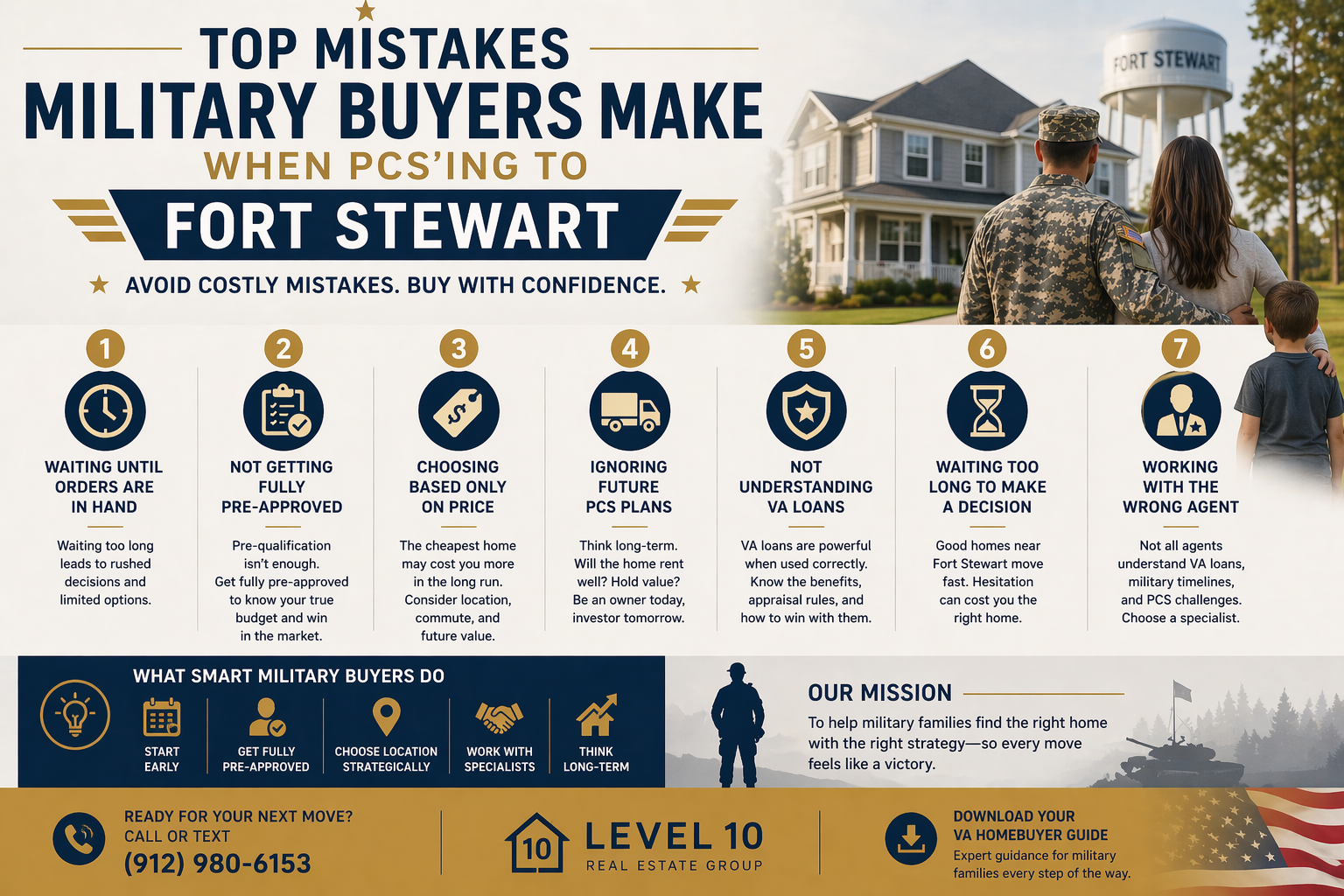 Top Mistakes Military Buyers Make When PCS’ing to Fort Stewart header image.