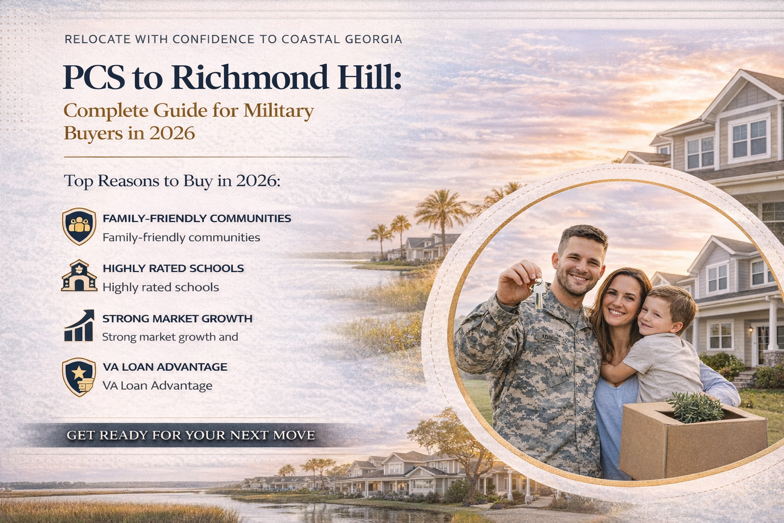 PCS to Richmond Hill: Complete Guide for Military Buyers in 2026 header image.