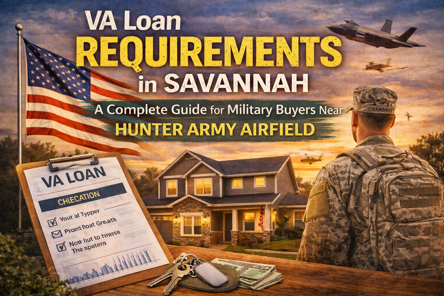 VA Loan Requirements in Savannah: A Complete Guide for Military Buyers Near Hunter Army Airfield header image.
