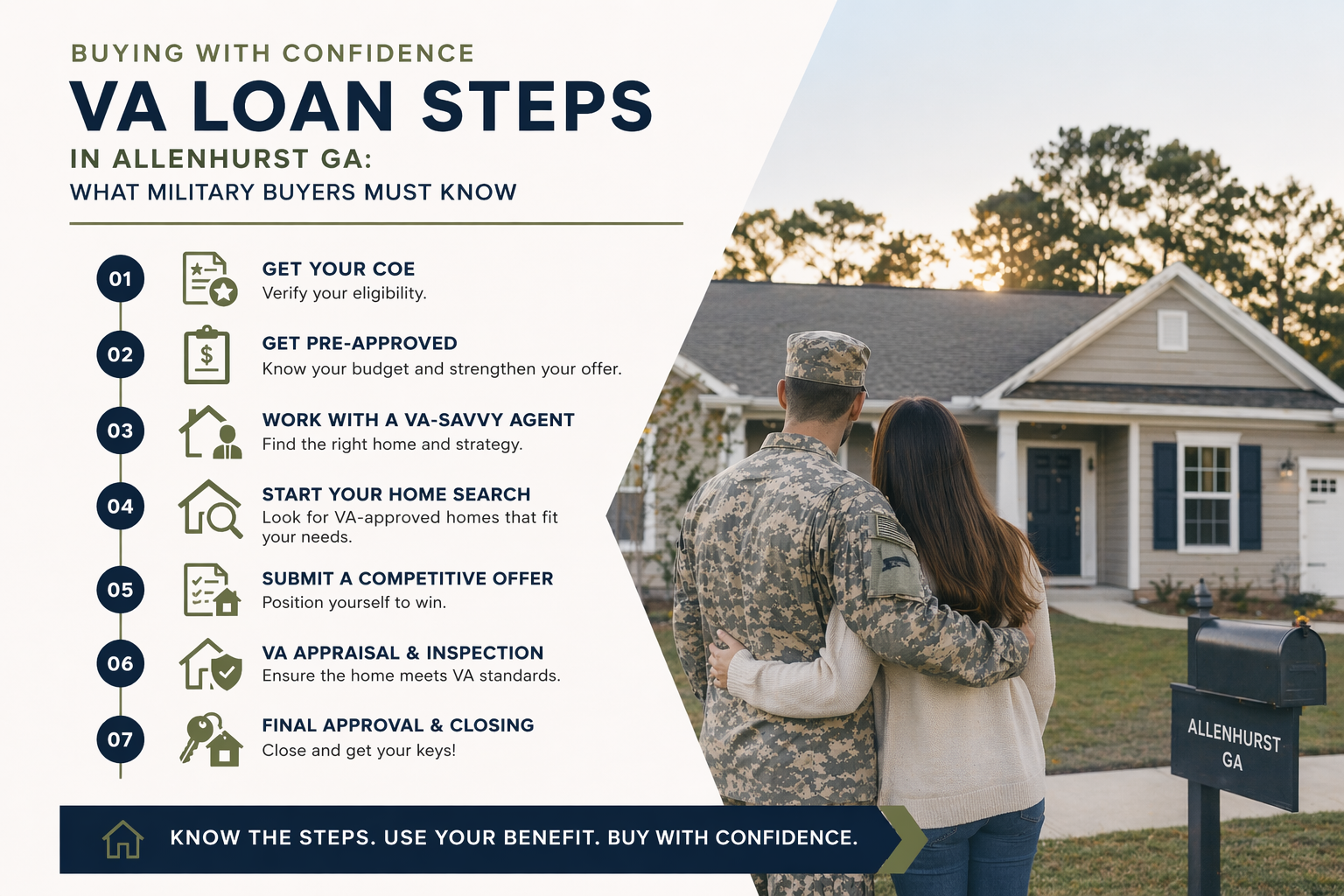VA Loan Steps in Allenhurst GA: What Military Buyers Must Know header image.