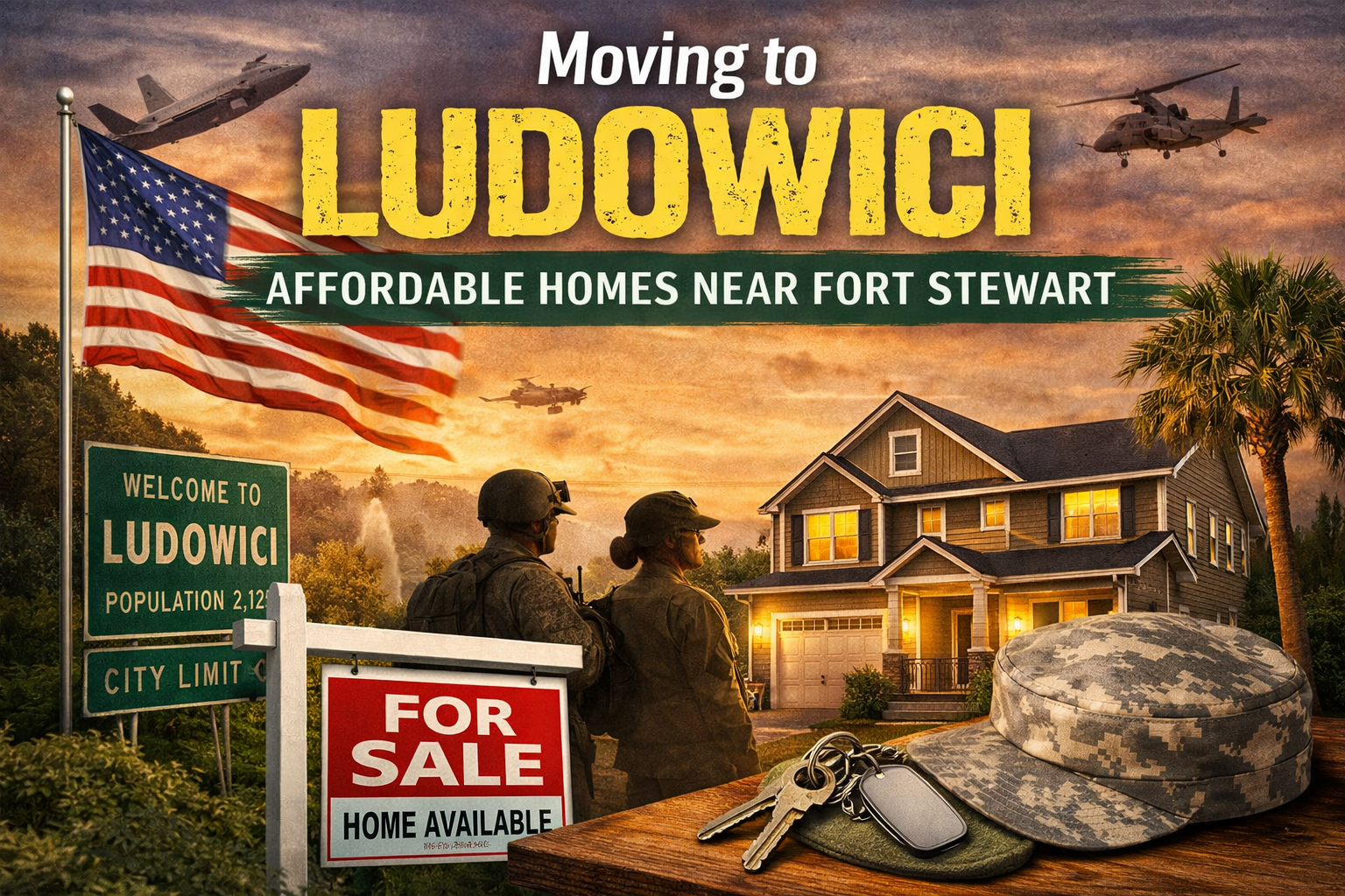 Moving to Ludowici: Affordable Homes Near Fort Stewart header image.