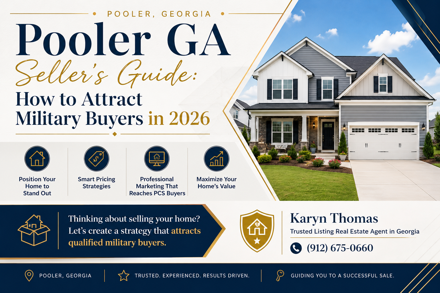 Pooler GA Seller's Guide: How to Attract Military Buyers in 2026 header image.