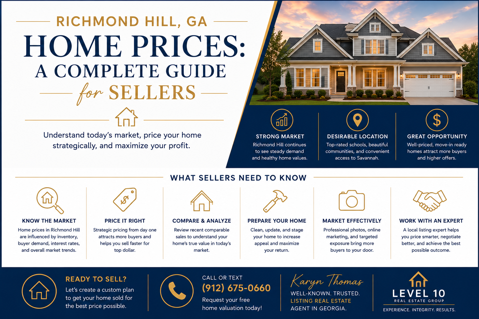 Richmond Hill GA Home Prices: A Complete Guide for Sellers header image.
