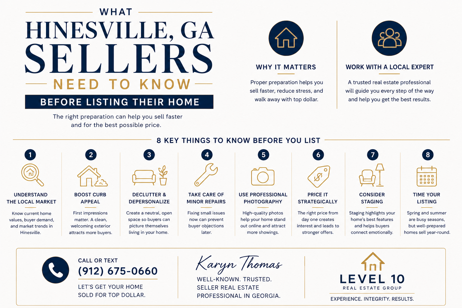 What Hinesville GA Sellers Need to Know Before Listing Their Home header image.