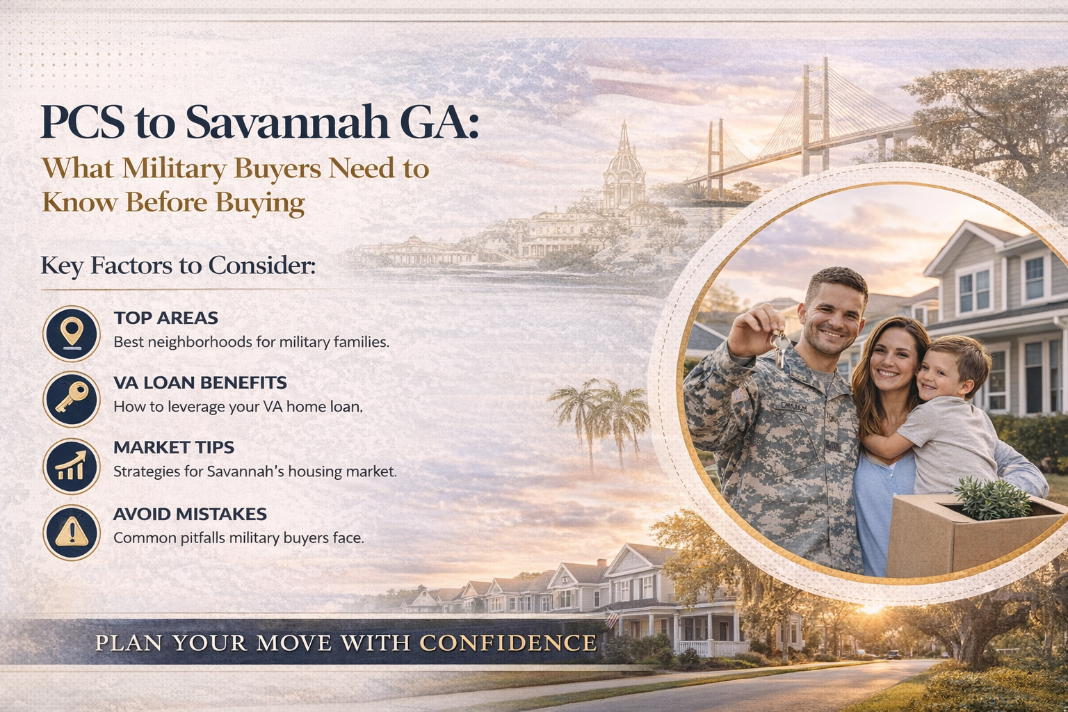 PCS to Savannah GA: What Military Buyers Need to Know Before Buying header image.