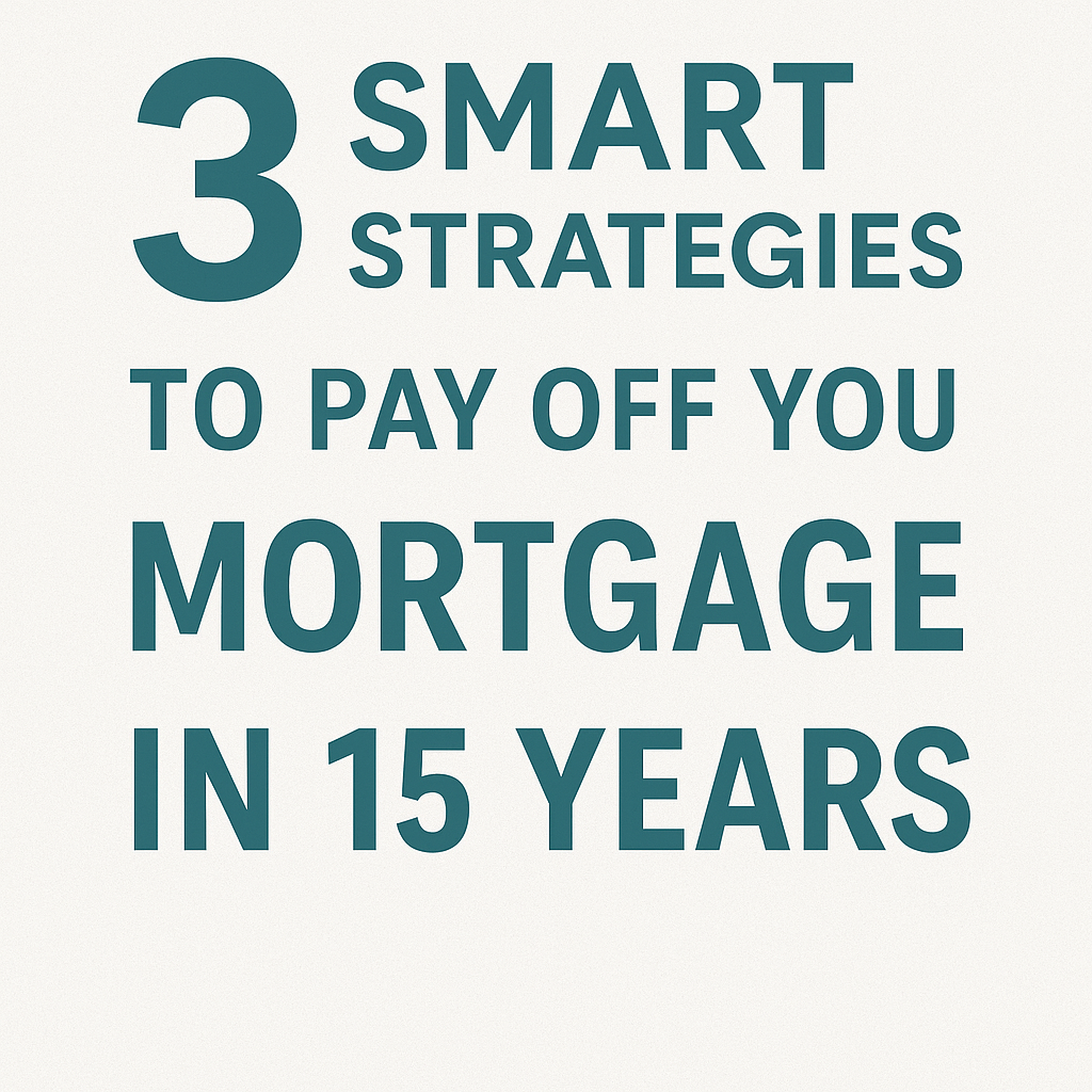3 Smart Strategies to Pay Off Your Mortgage in 15 Years (Without Winning the Lottery) header image.