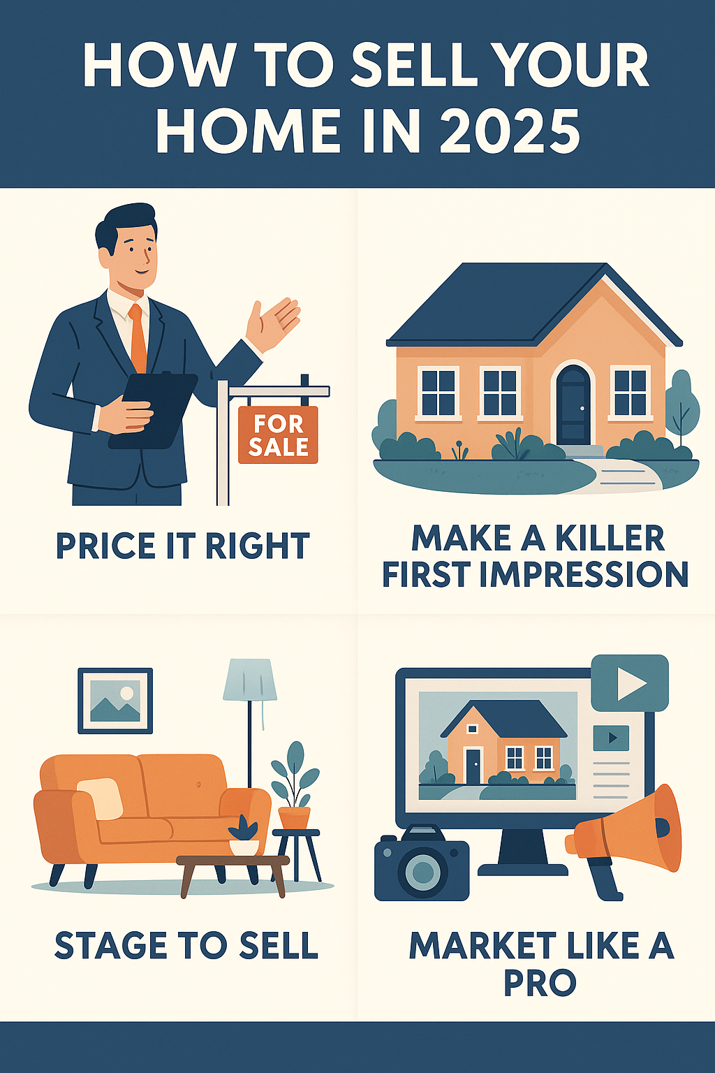 Top 10 Things You Must Do to Sell Your Home in 2025 (Now That It’s a Buyer’s Market) header image.