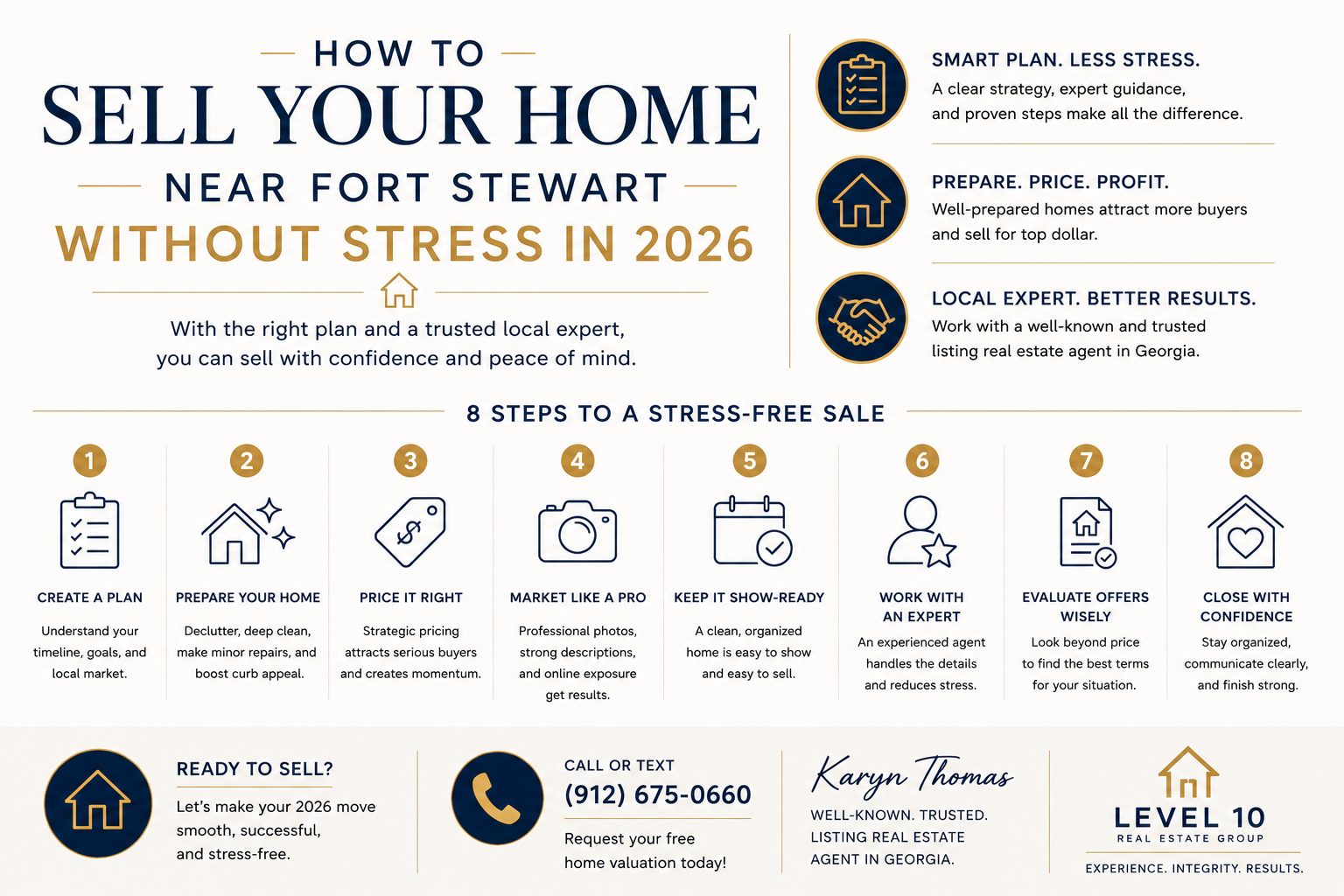 How to Sell Your Home Near Fort Stewart Without Stress in 2026 header image.