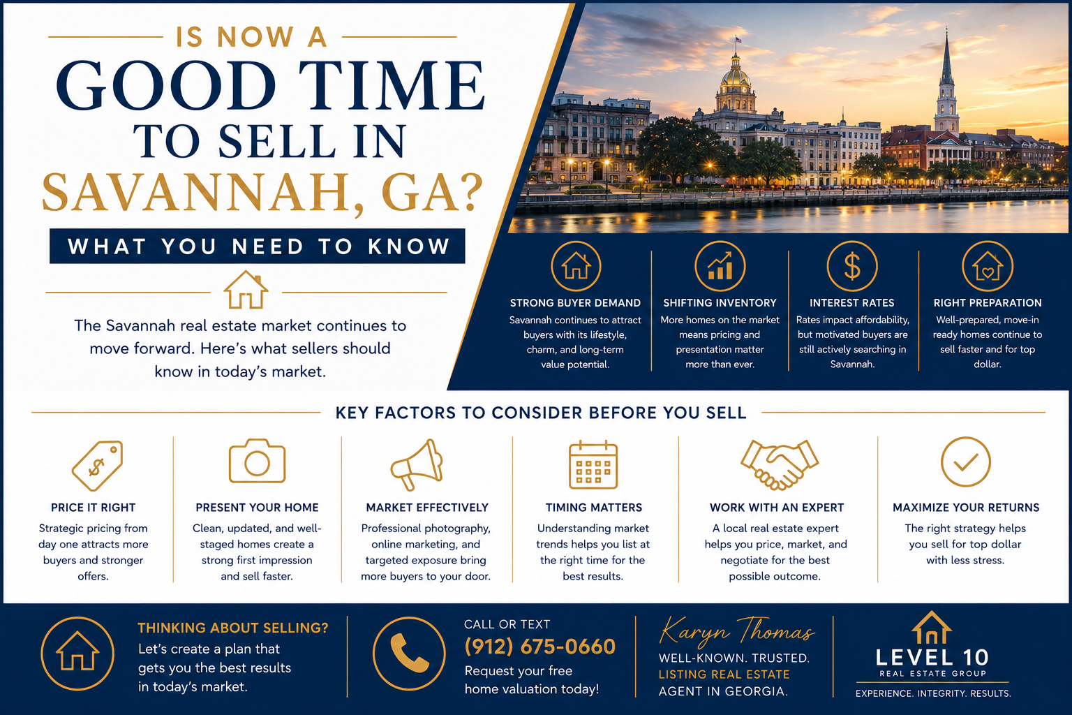 Is Now a Good Time to Sell in Savannah GA? What You Need to Know header image.