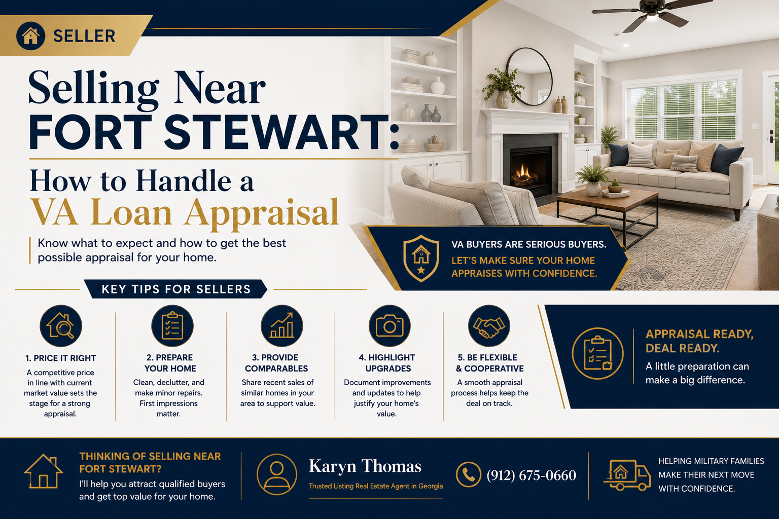 Selling Near Fort Stewart How to Handle a VA Loan Appraisal header image.