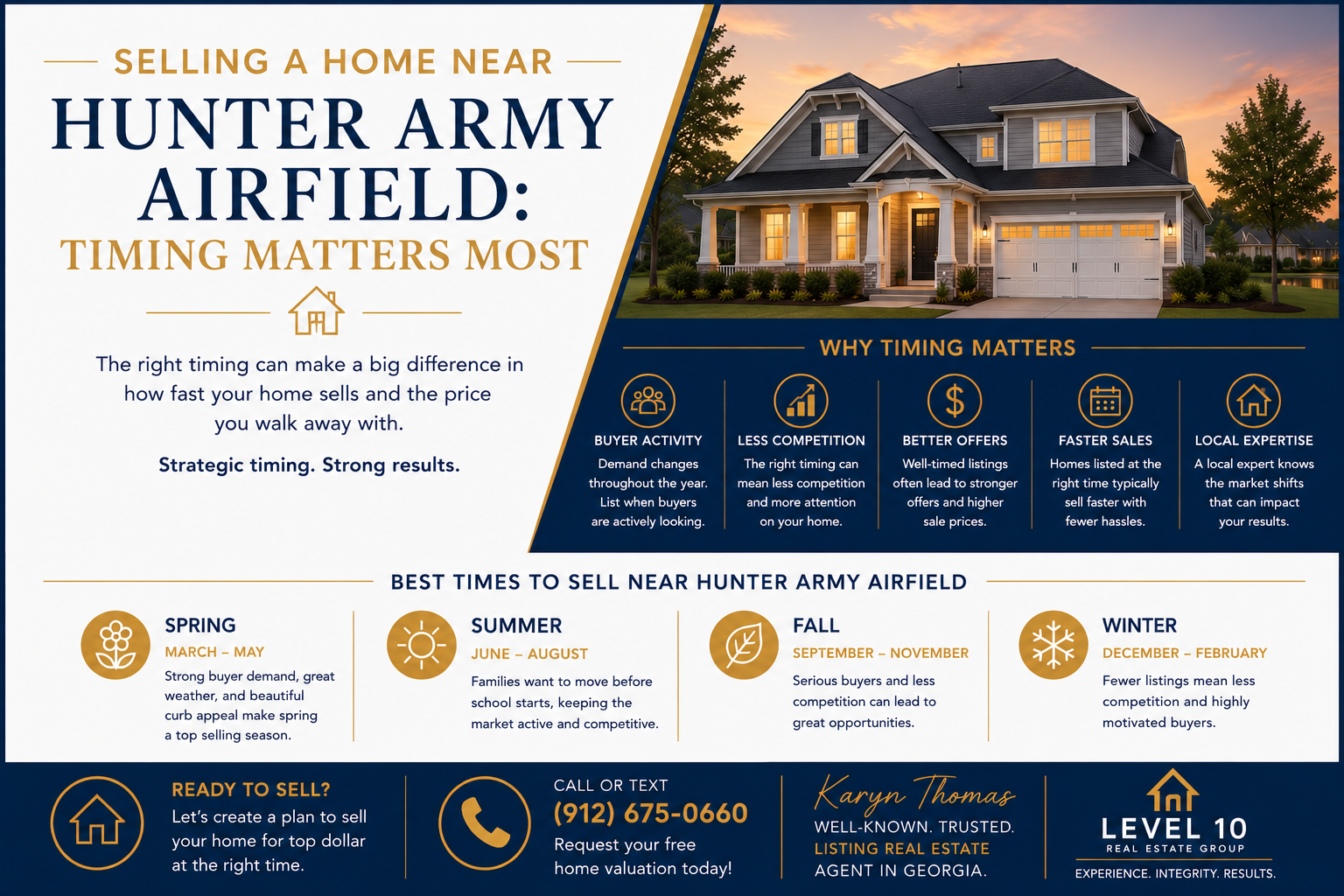 Selling a Home Near Hunter Army Airfield: Timing Matters Most header image.