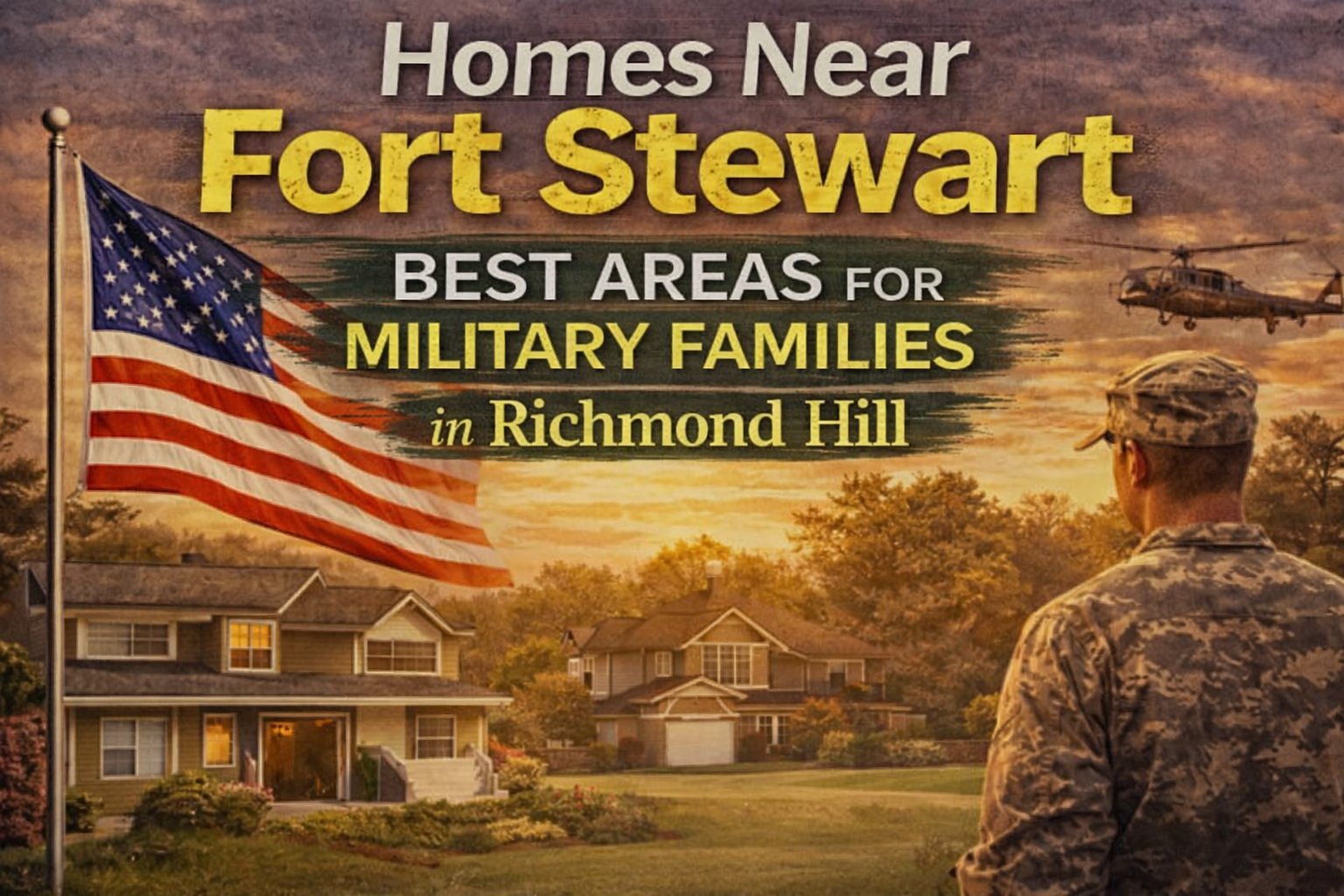 Homes Near Fort Stewart: Best Areas for Military Families in Richmond Hill header image.