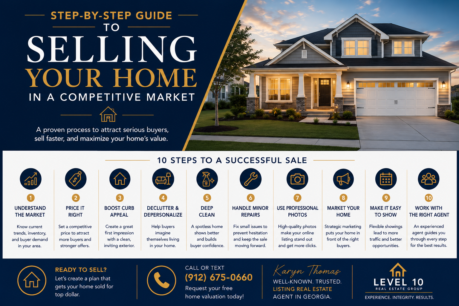 Step-by-Step Guide to Selling Your Home in a Competitive Market header image.