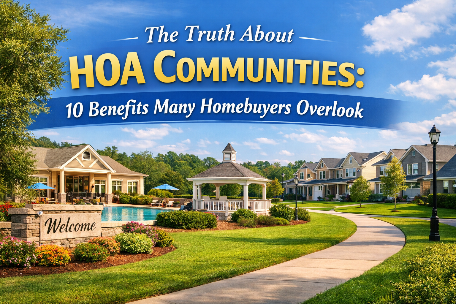 Are HOAs Really That Bad? 10 Ways Homeowners Associations Can Benefit Homeowners header image.