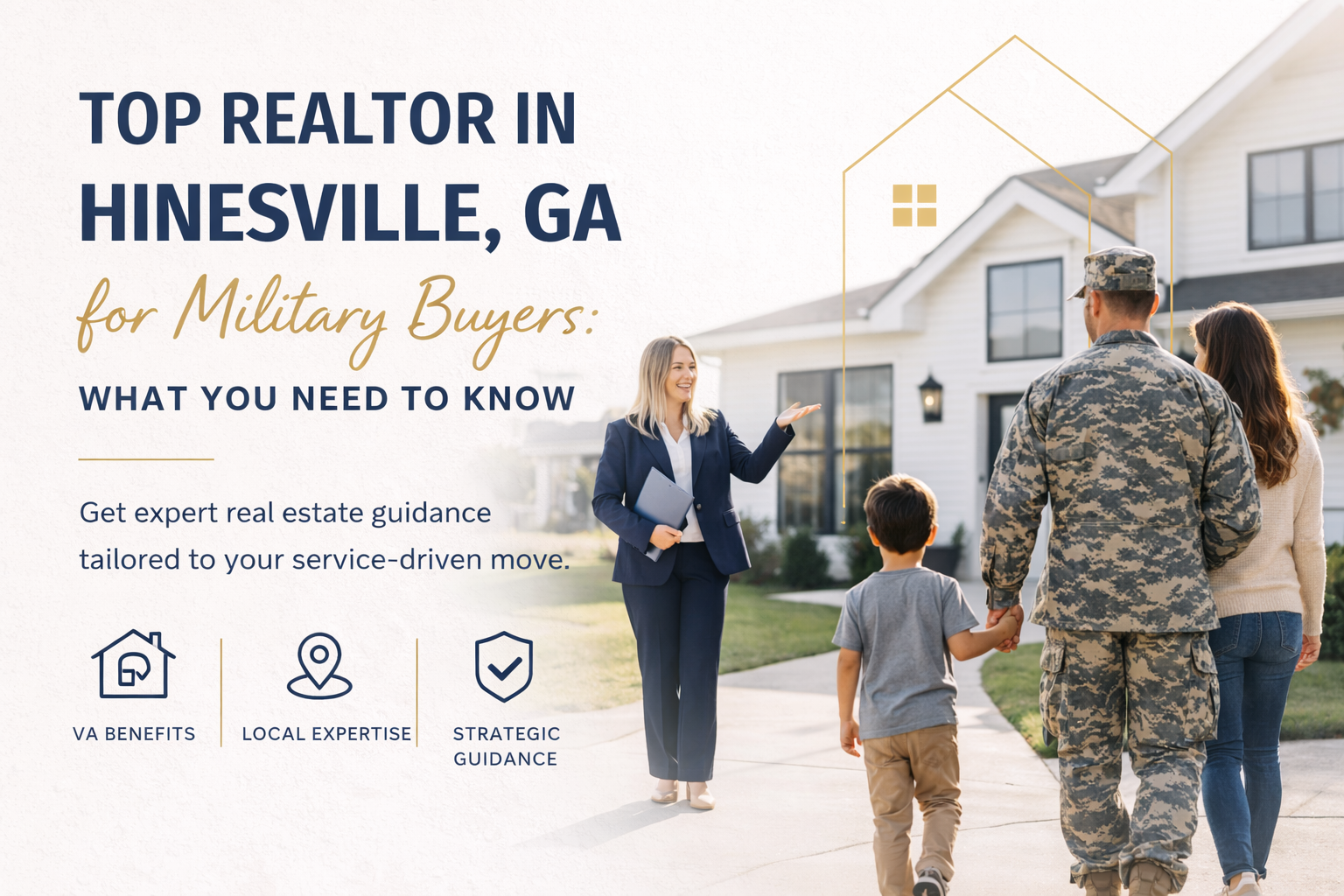 Top Realtor in Hinesville GA for Military Buyers: What You Need to Know header image.