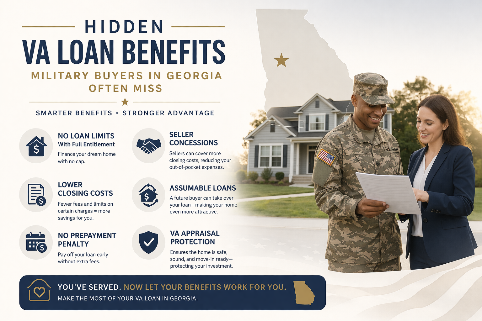 Hidden VA Loan Benefits Military Buyers in Georgia Often Miss header image.