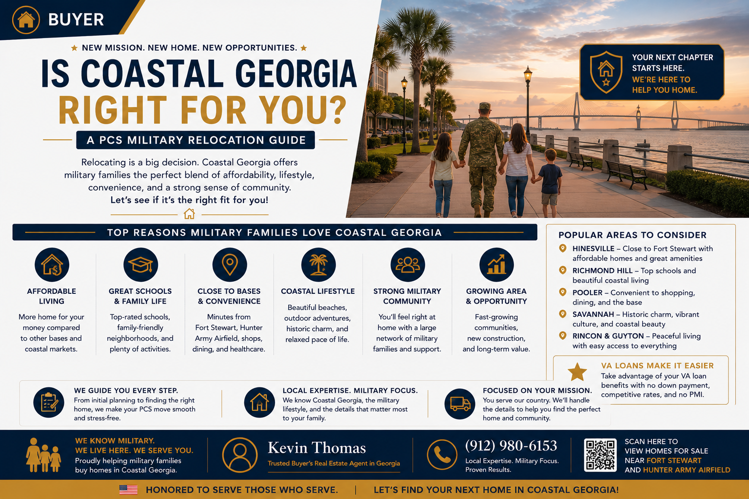 Is Coastal Georgia Right for You? A PCS Military Relocation Guide header image.