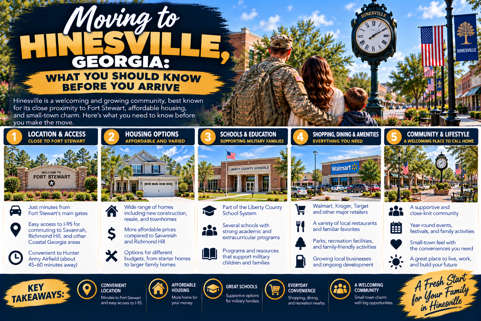 Moving to Hinesville, Georgia: What You Should Know Before You Arrive header image.