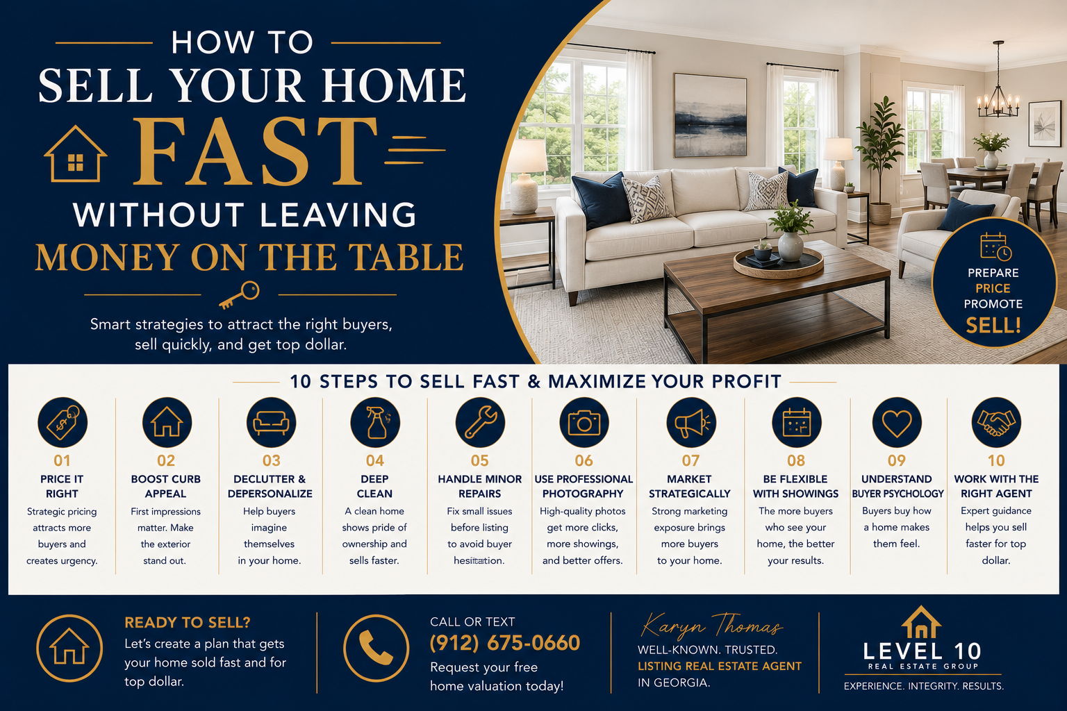 How to Sell Your Home Fast Without Leaving Money on the Table header image.