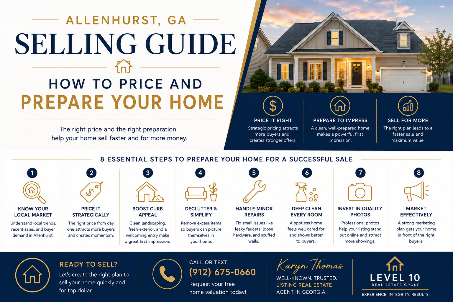 Allenhurst GA Selling Guide: How to Price and Prepare Your Home header image.