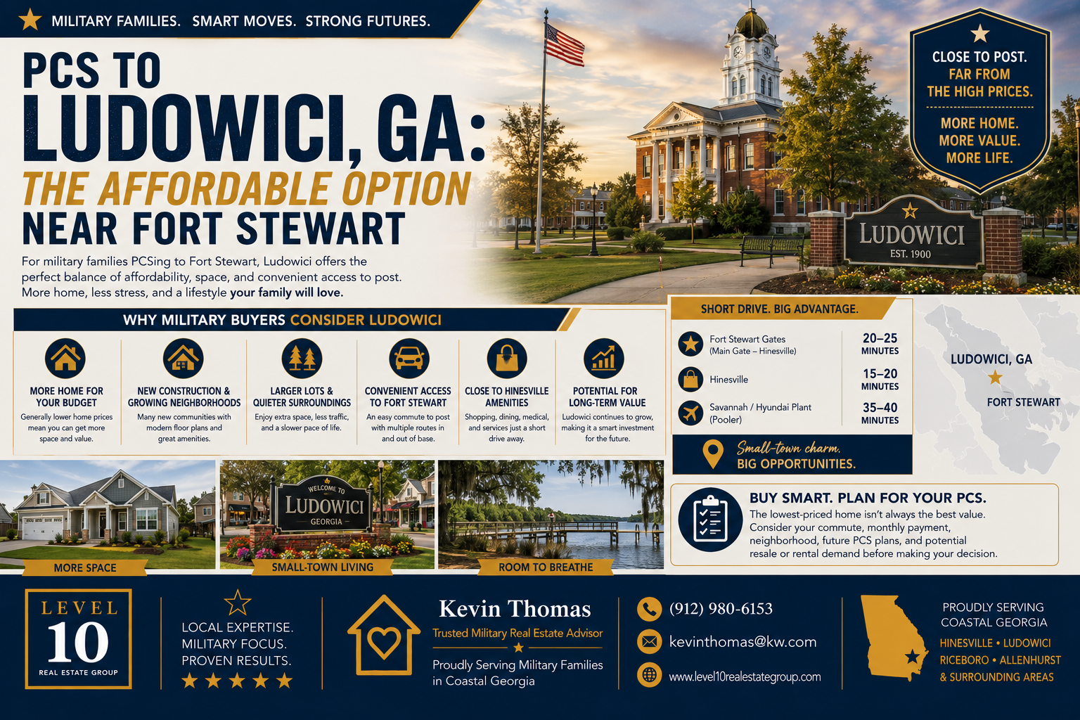PCS to Ludowici, GA: The Affordable Option Near Fort Stewart header image.