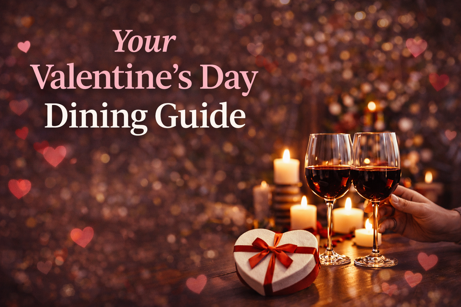 Your Valentine's Day Dining Guide header image.