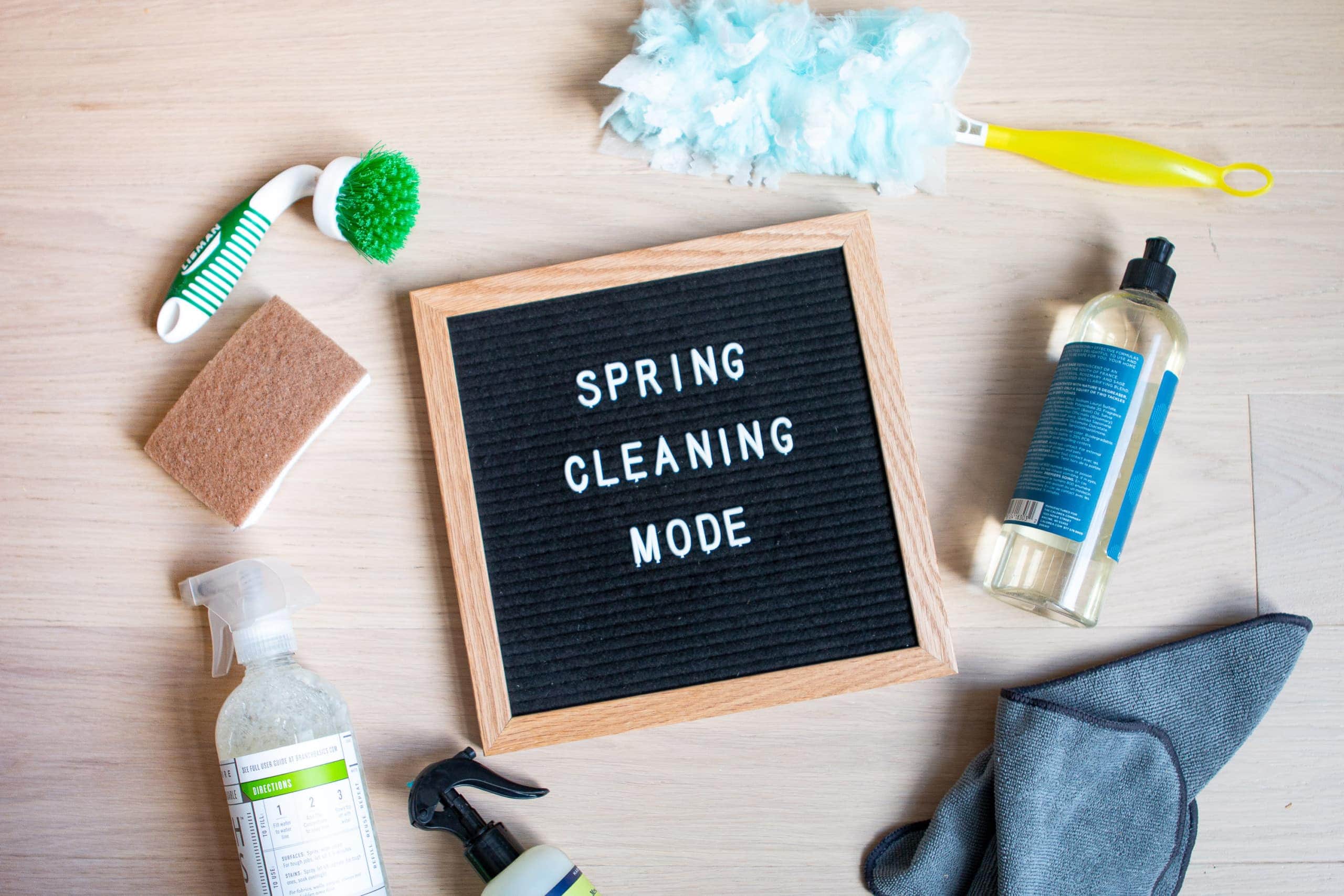 Spring Cleaning Guide: Refresh Your Space with Our Ultimate Checklist header image.