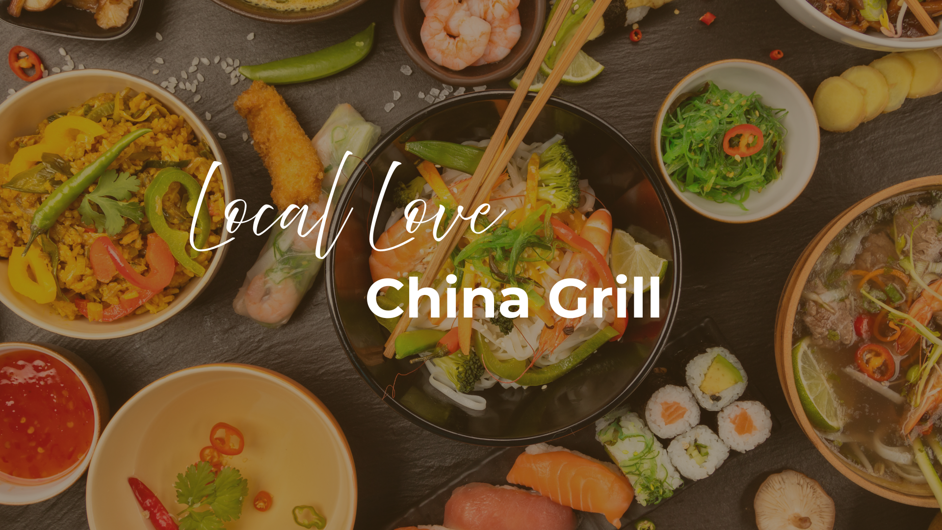 Living Local with Kat Kiehle: China Grill header image.