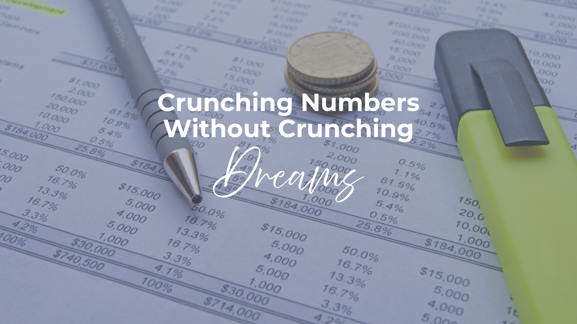 The Downsizing Diaries: Crunching Numbers Without Crushing Dreams header image.