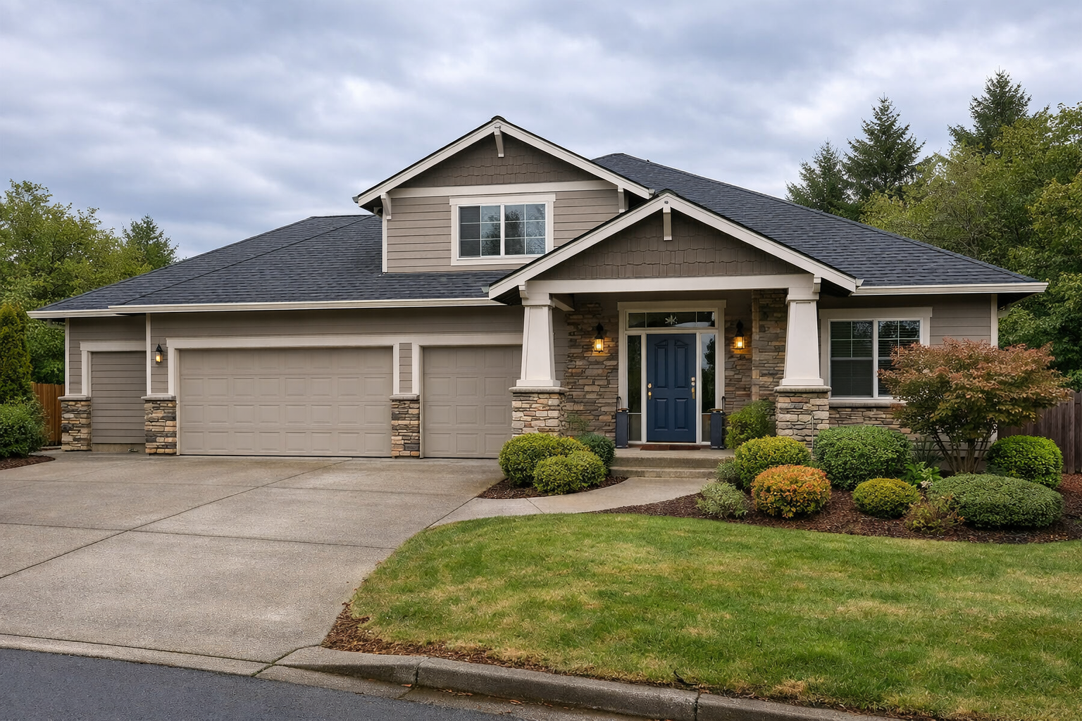 Well-prepared home for sale in Salem Oregon with clean exterior and tidy landscaping