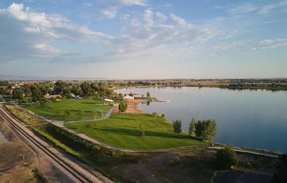 Windsor Lake Colorado swimming boating lakeside trail