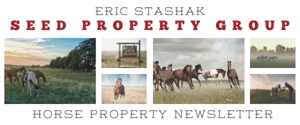 March 2025 Horse Property Newsletter header image.
