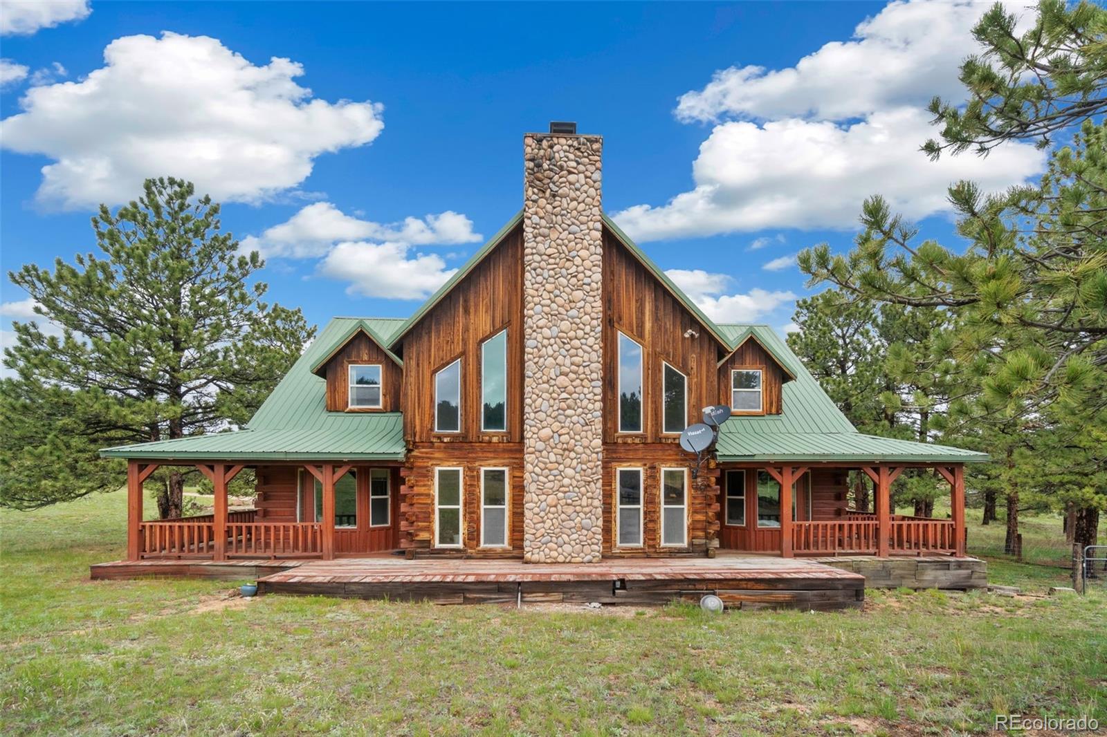 Mountain Living on 3.52 Acres: A Custom Log Home Retreat in Livermore header image.