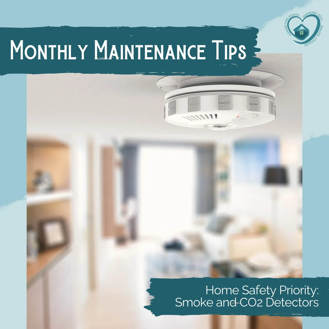Home Safety Priority: Smoke and CO2 Detectors header image.