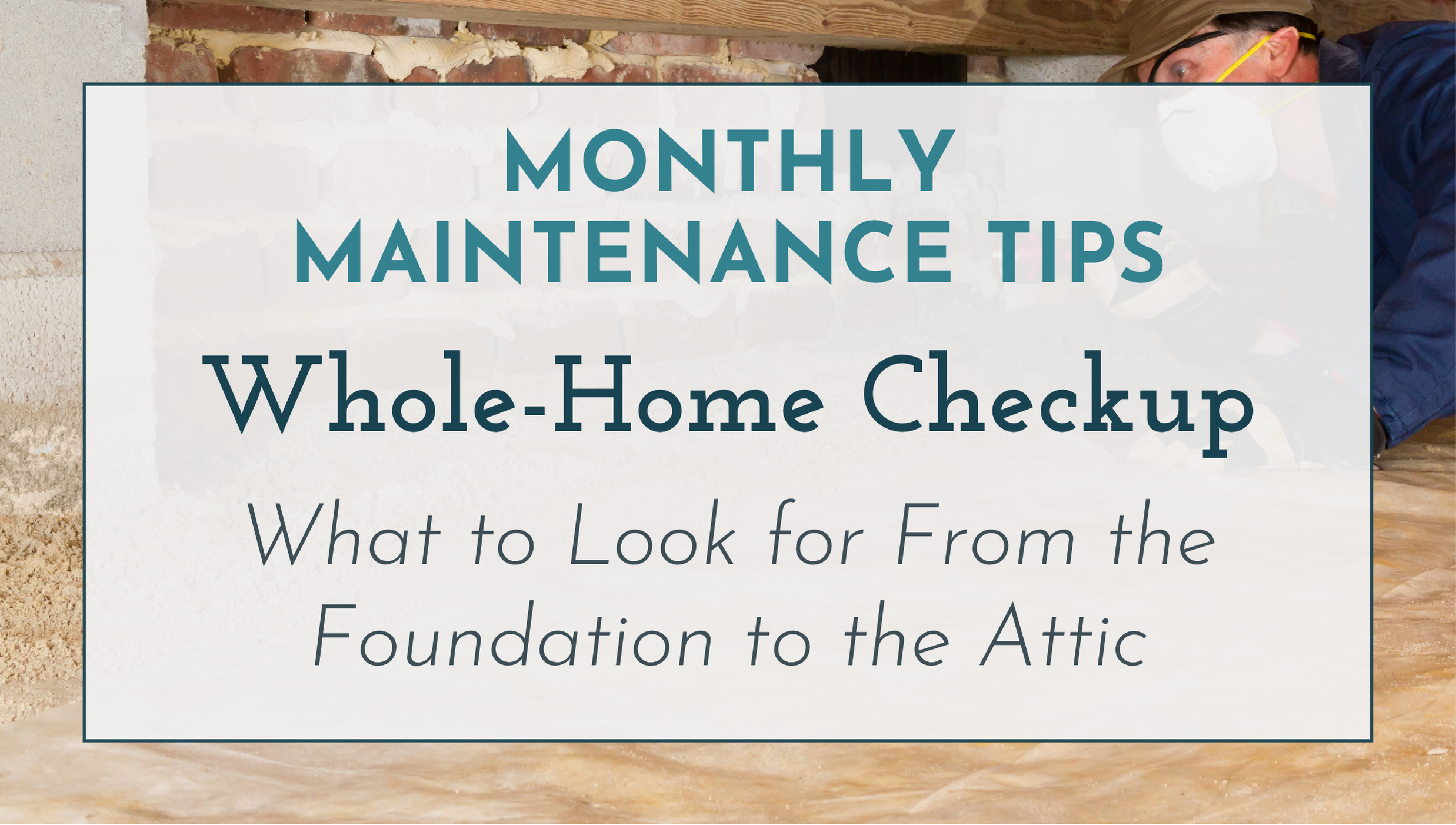 Spring Home Check header image.