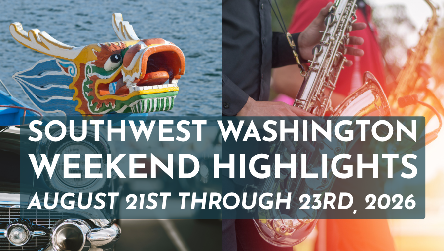 People enjoying a summer weekend event in Southwest Washington