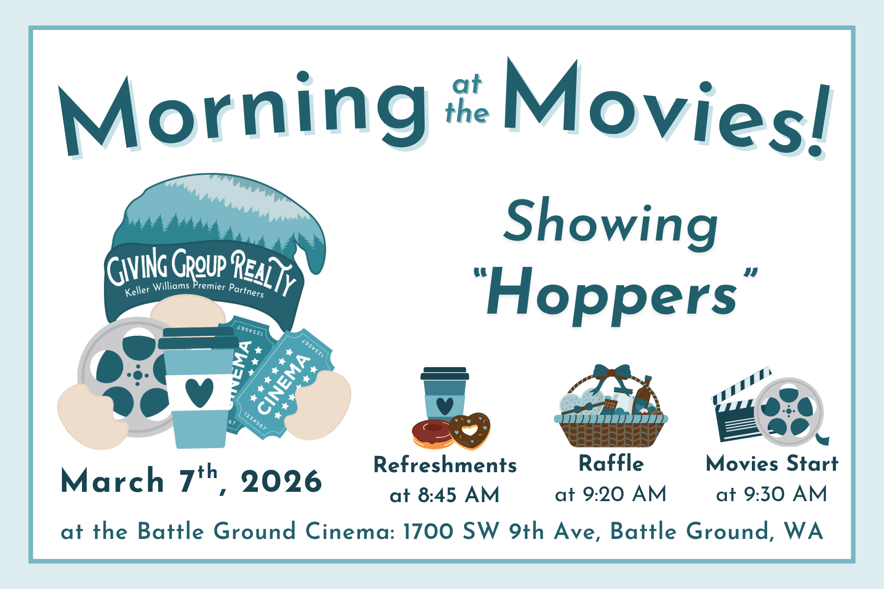 March 2026 Morning at the Movies header image.