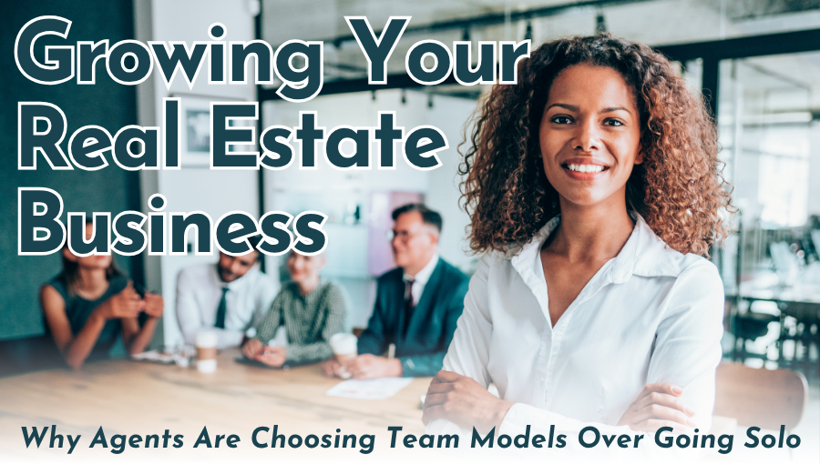 Real estate agents collaborating in a modern office, representing team support and coaching in Clark County, Washington
