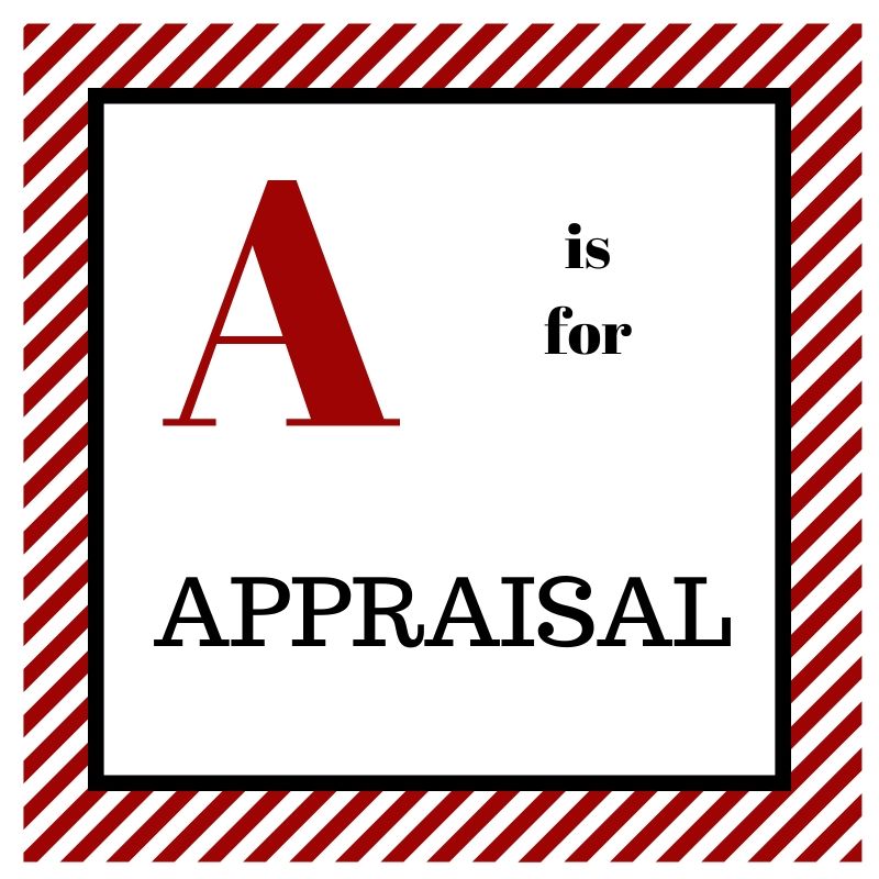 A is for Appraisal header image.
