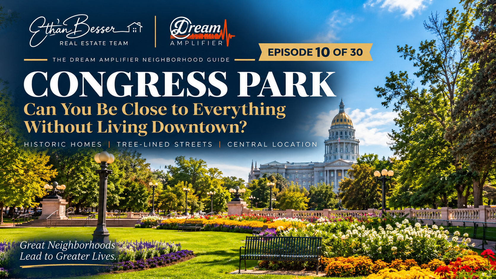 CONGRESS PARK: Can You Be Close to Everything Without Living Downtown? header image.