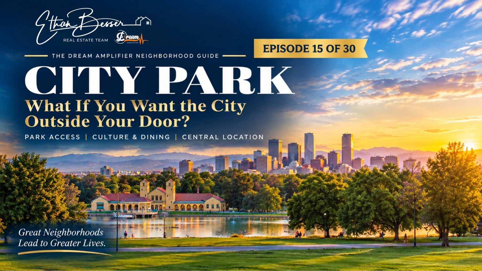 CITY PARK. What If You Want the City Outside Your Door? header image.