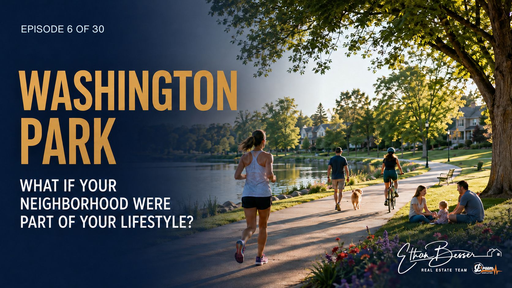 WASHINGTON PARK. What If the Neighborhood Is Part of Your Lifestyle? header image.