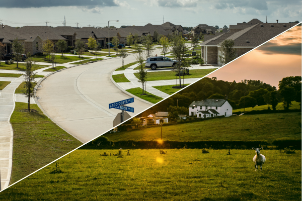 Rural vs. Suburban Living: Choosing the Right Fit for Your Lifestyle header image.