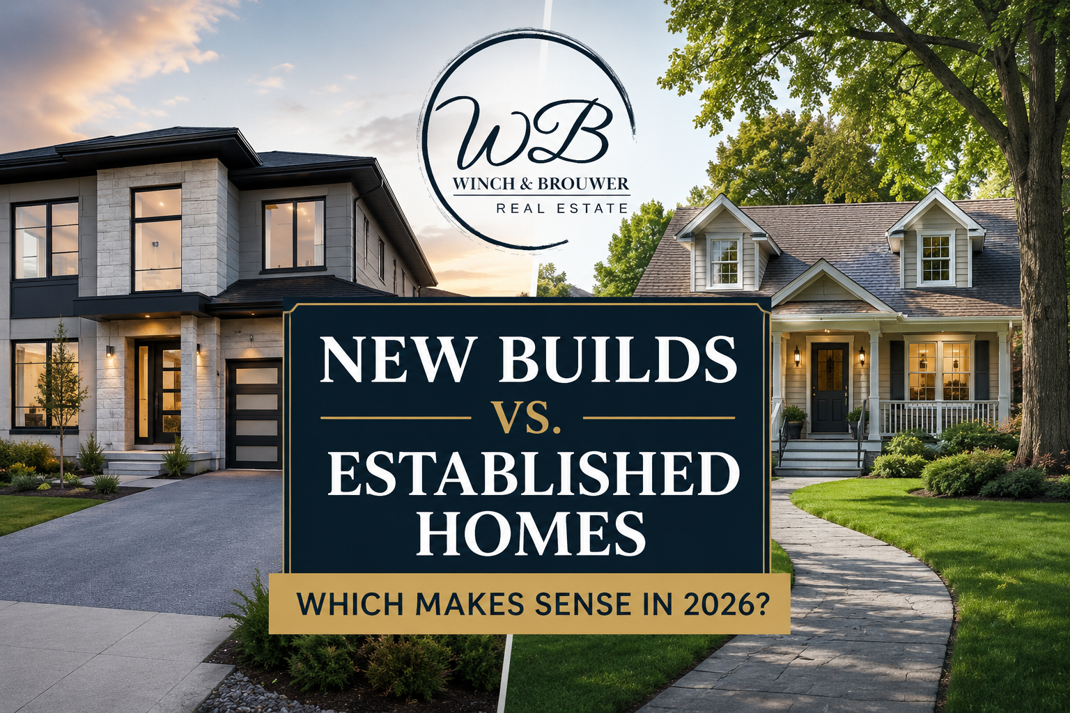 New Builds vs. Established Homes: Which Makes Sense in 2026? header image.